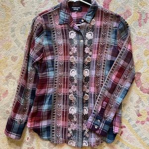 Flannel button up
